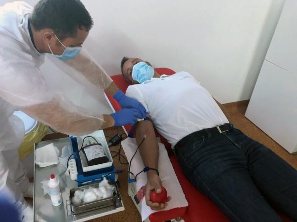 Am donat sânge pentru spitalele din județul Suceava