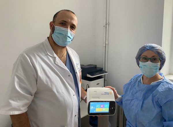 Am donat un analizor FIA 8600 Secției de Boli Infecțioase a Spitalului Județean de Urgență Sfântul Ioan cel Nou din Suceava