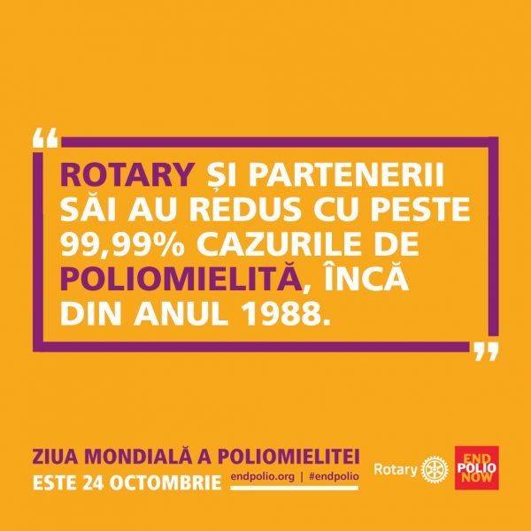 O victorie împotriva poliomielitei este o victorie pentru sănătatea globală