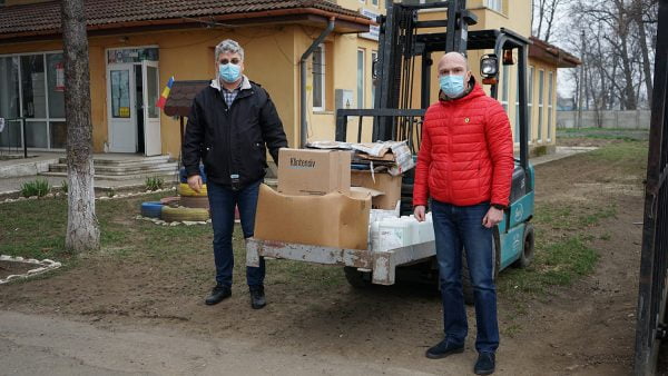 Am donat echipamente sanitare pentru personalul de la Centrul de Recuperare și Reabilitare Neuropsihiatrică (CRRN) Sasca Mică