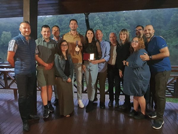 Ședință festivă a clubului alături de campionii Marius și Ionela Cozmiuc